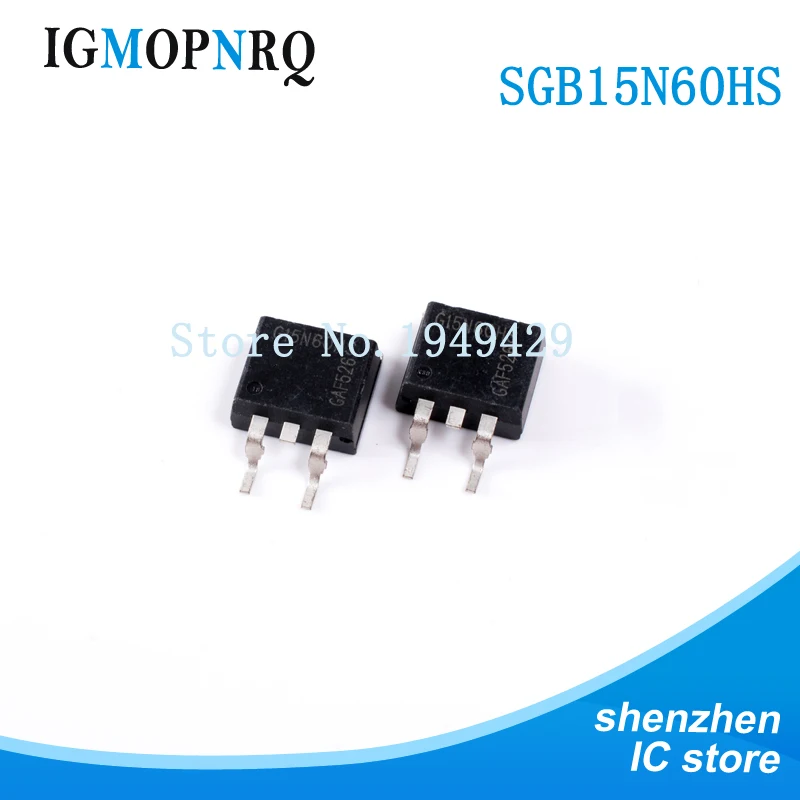 10PCS  SGB15N60HS TO-263 SGB15N60 TO263 G15N60HS