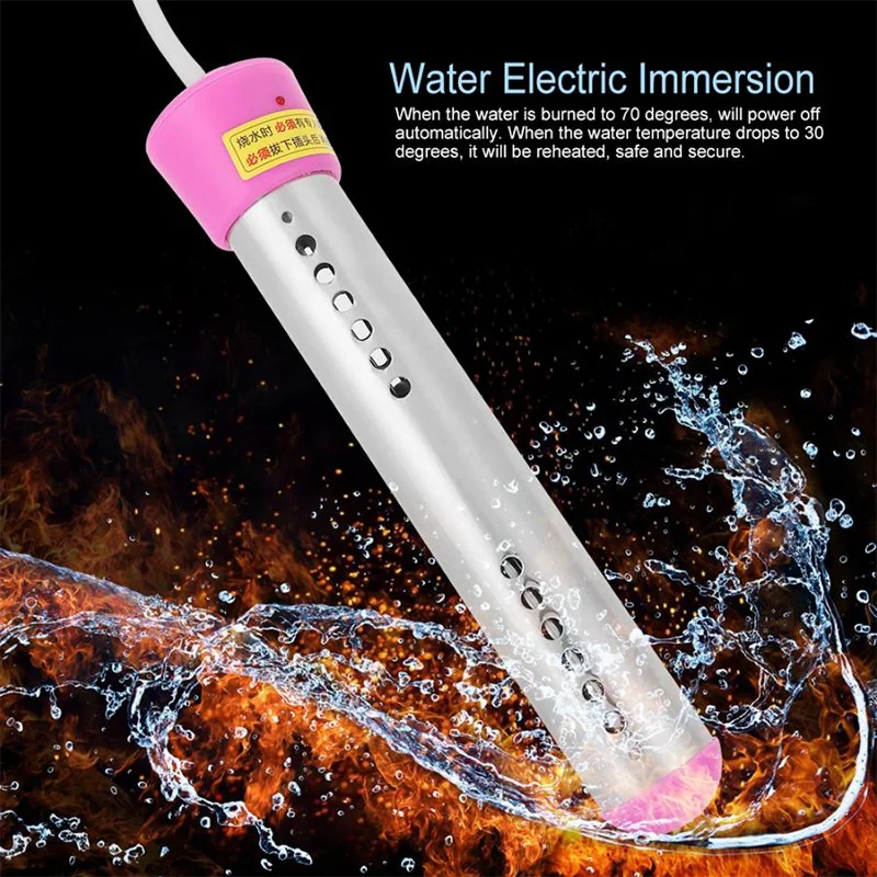 3000W 110V/220V Electric Heater Boiler Water Heating Element Portable Immersion Suspension Bathroom Swimming Pool AU/EU/UK Plug