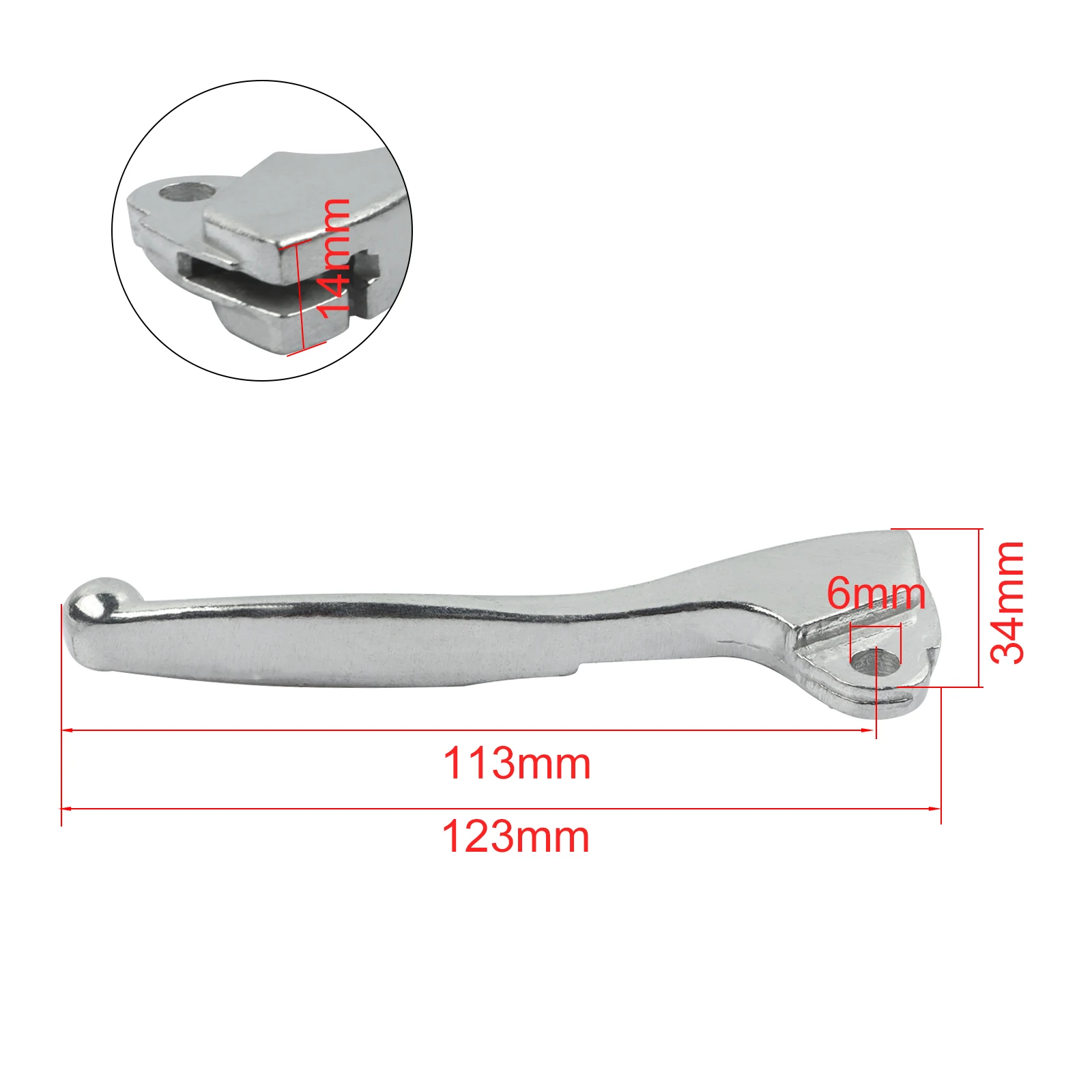 Left Brake Lever Hand Clutch Hand Lever for Yamaha PW 50 PW50 PY50 Peewee 50 Y-Zinger LX50PY  GT50 SA50 SA 50 Scooter Pit Bike - view 2