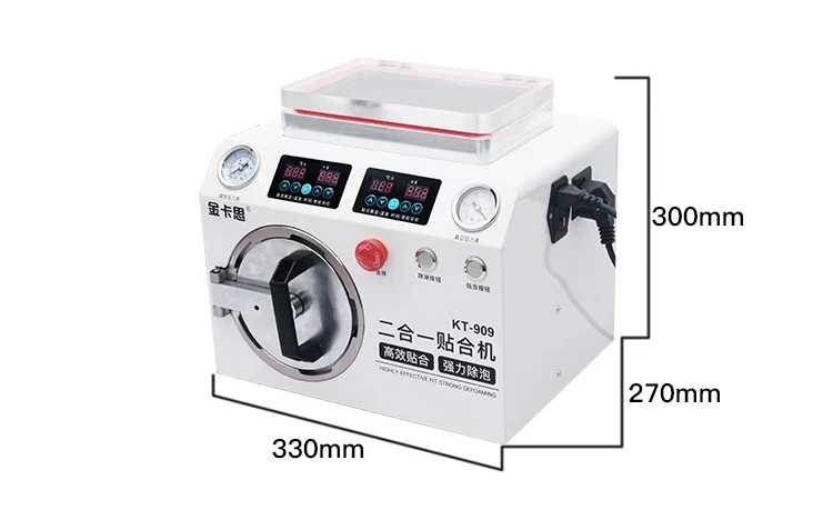 Electrical Vacuum Laminating Machine 9 inch Autoclave Bubble Remover For Phones LCD Touch Screen Repair Tools