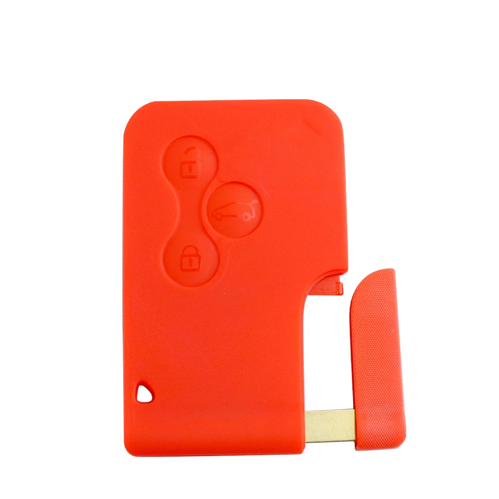 YIQIXIN High Quality 3 Button For Renault Megane 2 3 Clio Grand Scenic Remote Car Key Shell Cover Case Smart Card Blade Red Blue