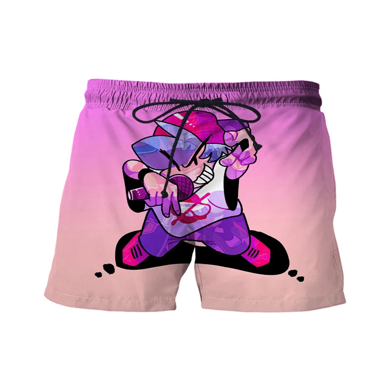 

Summer Children Singing Games Print 3D Shorts Friday Night Funkin Kids Beach Short Sports Pants Baby ClothesTeenager Anime Pants