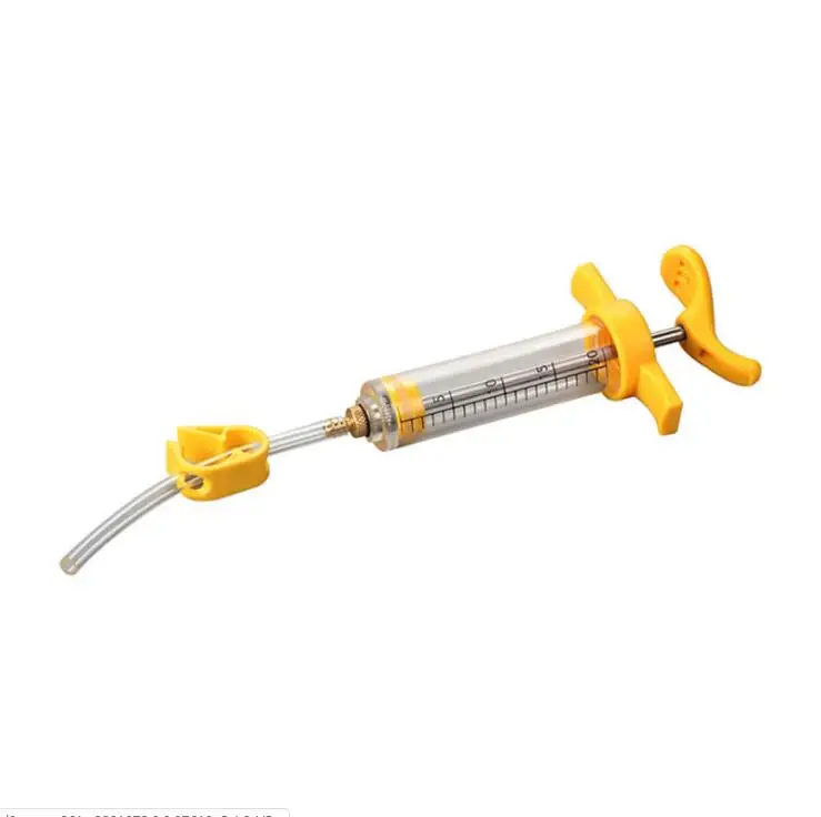 EZmtb Hydraulic Bicycle Bike Disc Brake Oiling Syringe Tool Double Lock Syringe Bike Brake Oiling Tool