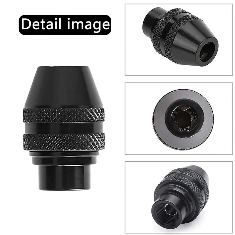 4 Pcs Schnellwechselfutter Multifunktions Universal Mini Keyless Bohrfutter Für Dremel Elektrische Grinder-Tool 0,4-3,2 Mm