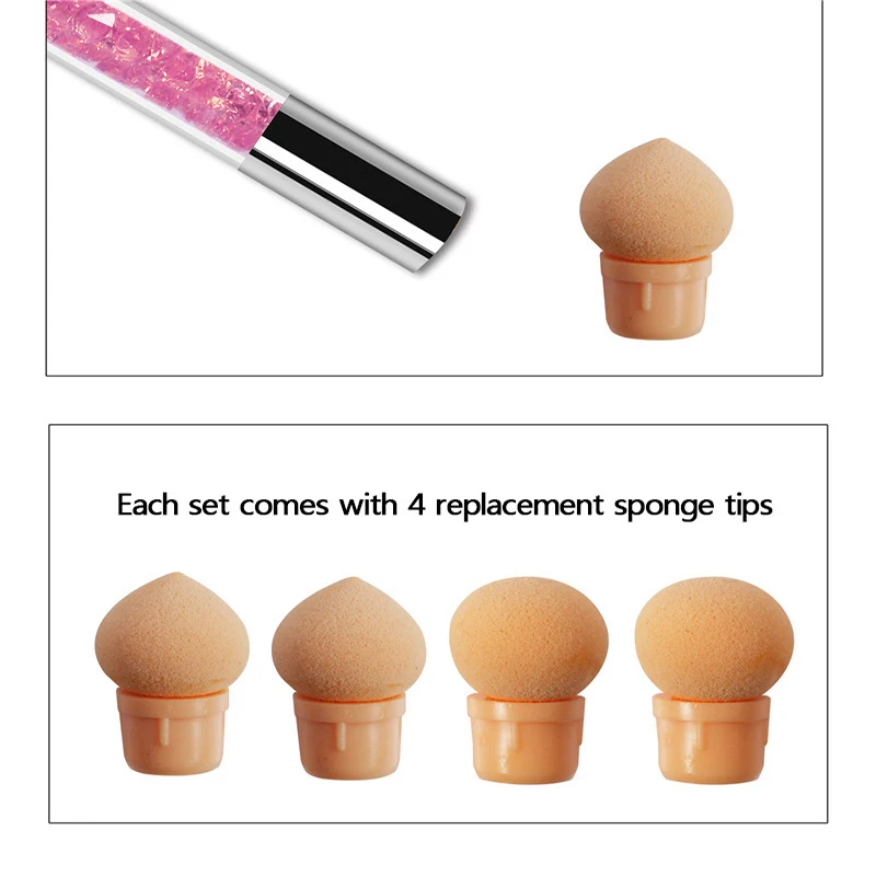 Nail sponge pen gel acrylic nail gradual coloring brush nail enhancement tool