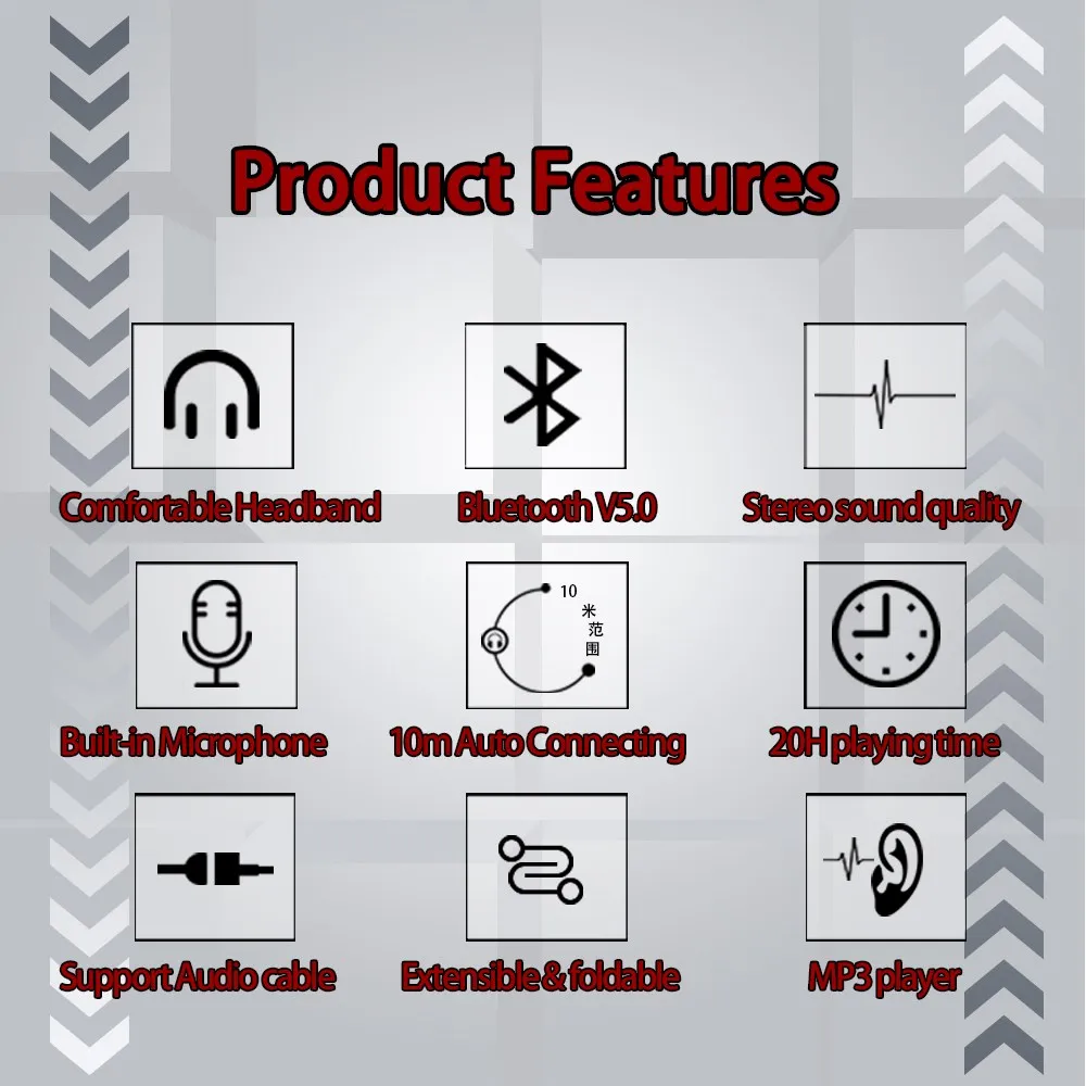 Đồ Chơi Cosplay Anime Toaru Majutsu No Index Tăng Tốc Bluetooth Không Dây Trên Đầu Thể Thao Di Động Điện Thoại Tai Nghe Có Mic FM