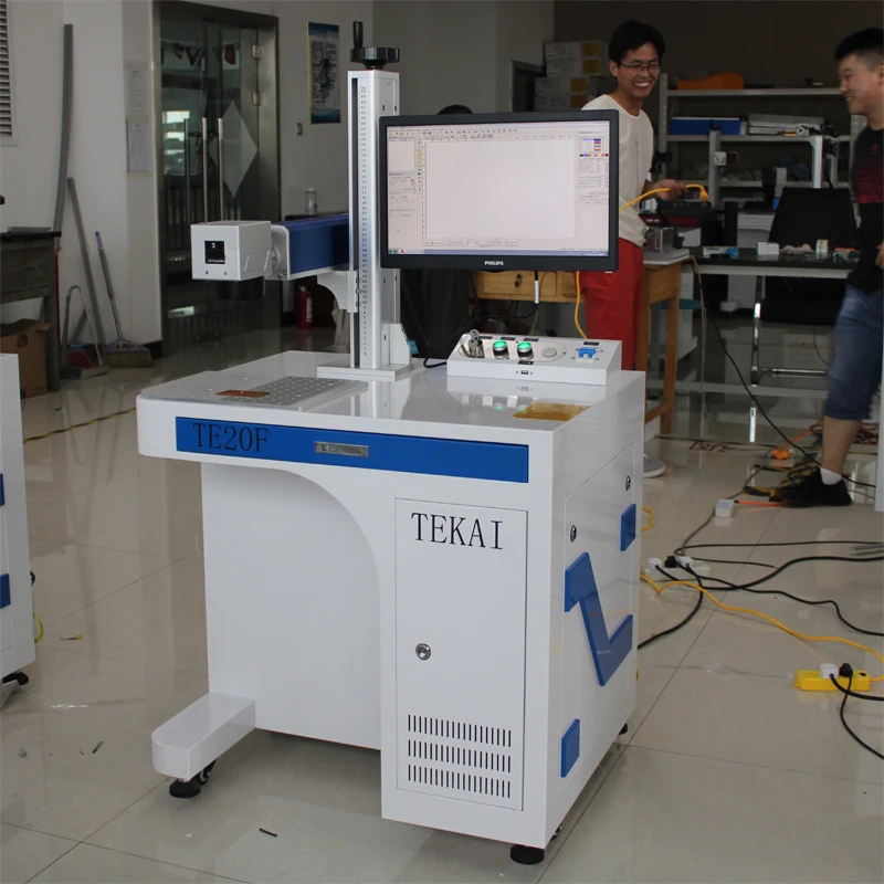 name plate marking making fiber laser marking machine desktop racuys fiber 30w 50w