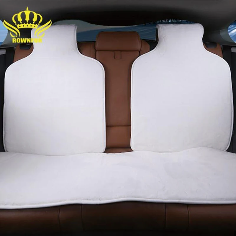 أغطية مقاعد السيارة من الفرو الصناعي ، أغطية المقاعد الخلفية ، 5 ألوان ، فرو ناعم ، لفصل الشتاء ، دافئ ، جديد 2016