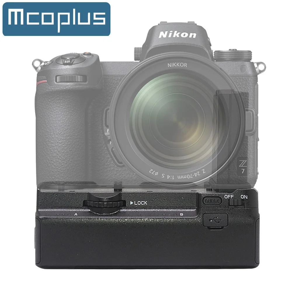 BG-D750 수직 배터리 그립 교체 MB-D16, Nikon D750 DSLR 카메라 작업 EN-EL15 배터리, 리모컨 포함 