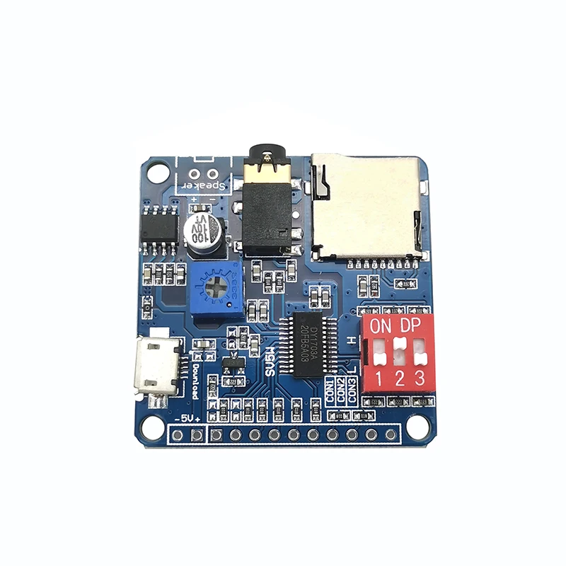 Voice Playback Module Board MP3 Music Player 5W MP3 Playback Serial Control SD/TF Card For Arduino DY-SV5W DY-SV8F