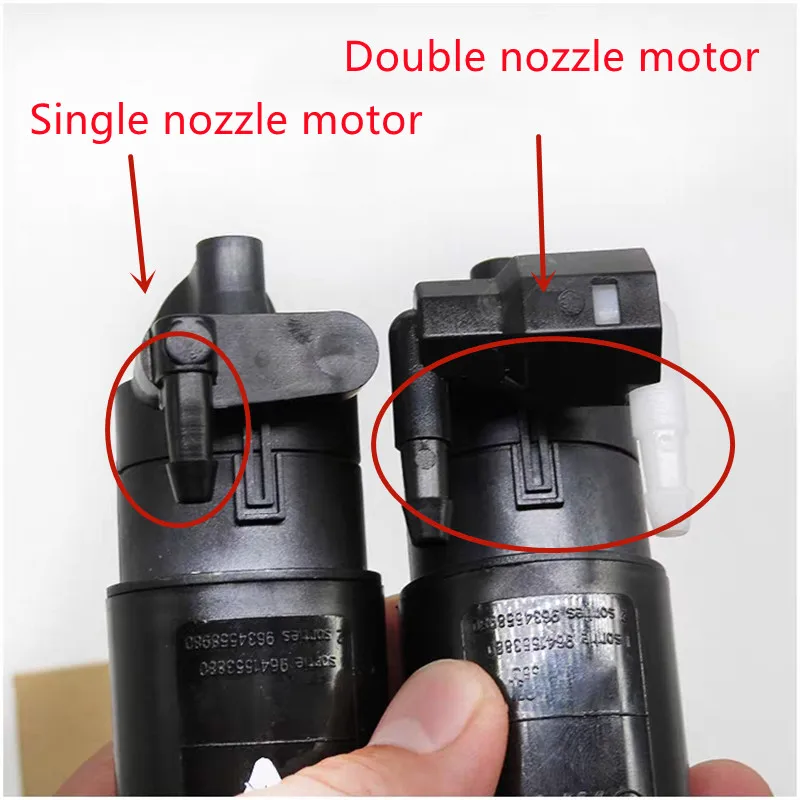 Suitable for Peugeot 3008 307 301 2008 508 308 407 807 expert3 Citroen c4l glass wiper spray motor 643492 Window Washer Pump