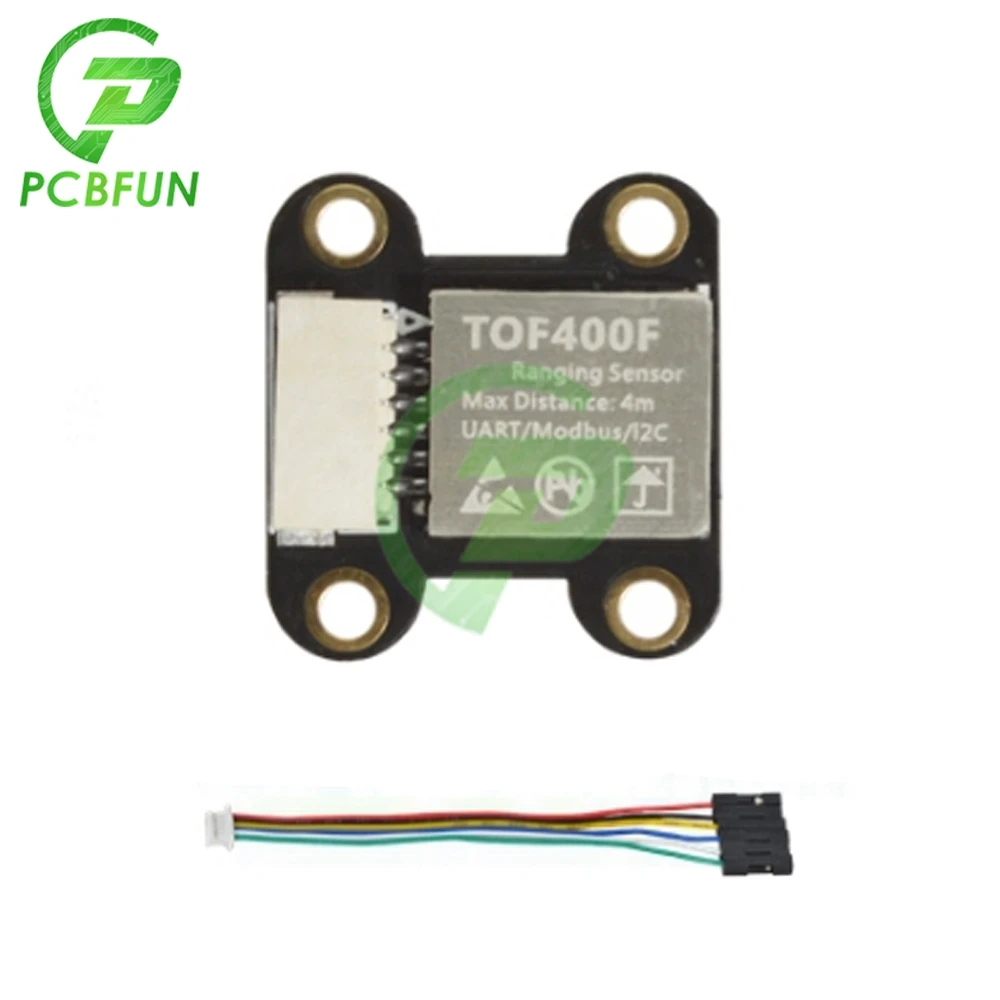 TOF400F TOF200F TOF050F 50CM 2M 4M moduł pomiaru odległości lasera MODBUS IIC Port szeregowy dla Arduino dla Raspberry Pi