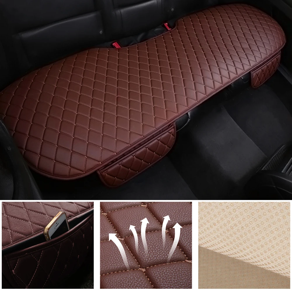 1/3PCS Leather Car Seat Cover For MINI ONE COOPER Paceman Clubman Countryman Automobile Seat Cushion Front/Rear Protection Cover