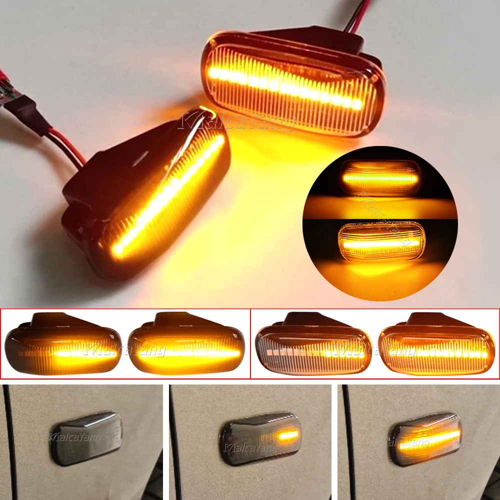 For Acura Integra Type-R DC2 RSX DC5 NSX NA1 NA2 Led Dynamic Turn Signal Side Marker Light Sequential Lamps For Honda CRV