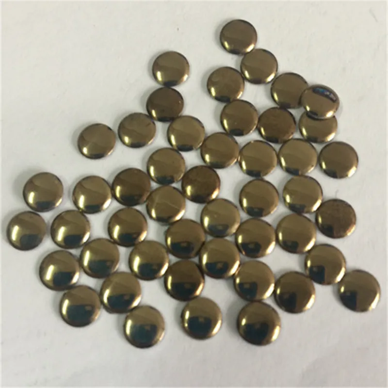 New 5*5mm Round Antique Bronze/Black Hotfix Nailheads iron-on Rhinestuds panel pressing Punk Cone Studs and Spike DIY 300pcs/lot