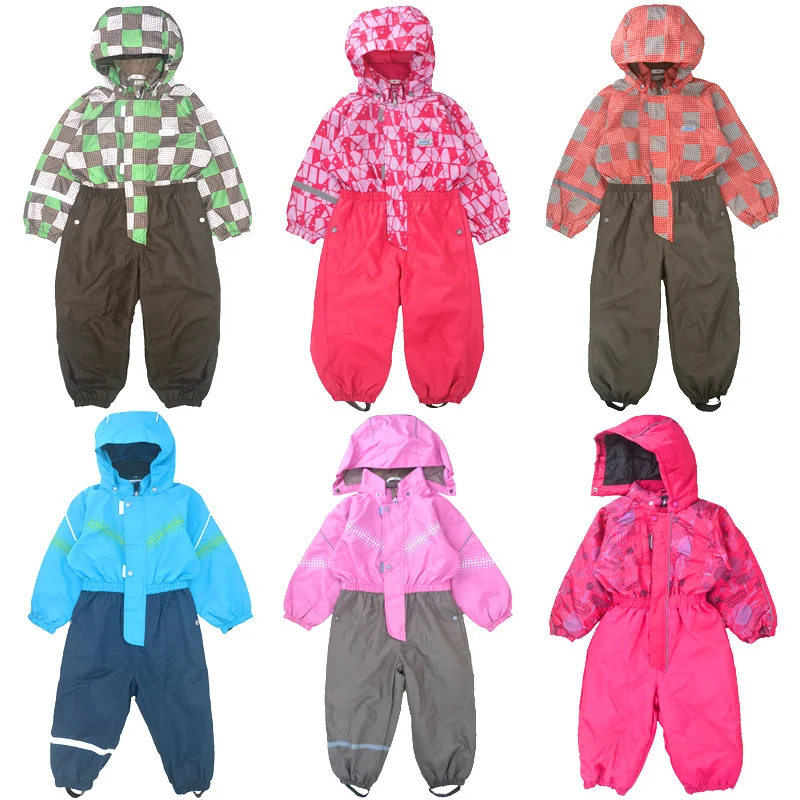 Spring and Autumn Spring and Autumn Outdoor Skiing Children\'s Infant Thboys and girls Jackets Jackets + Belt Pants Boy Girls Set