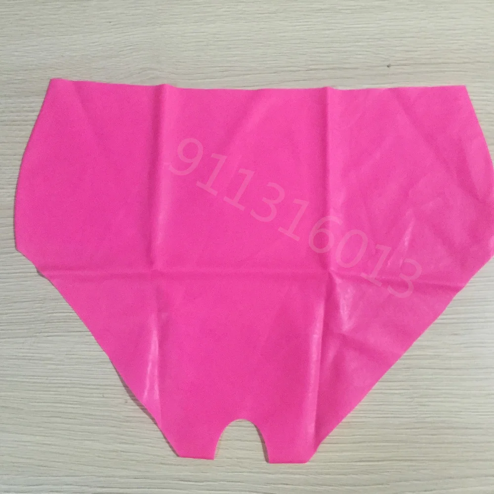 Culotte ouverte à l'entrejambe en latex pour femme, moule en caoutchouc, lingerie sans entrejambe