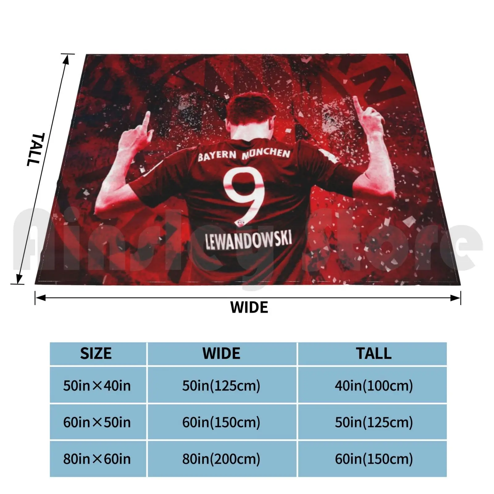 Lewa Blanket Fashion Custom Robert Lewandowski Robert Lewandowski Levandowski Lewandoski Lewa Lewy Lewi