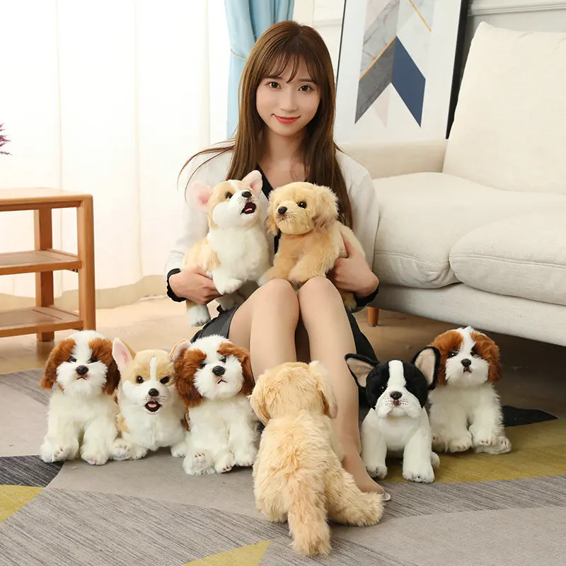 5 รูปแบบใหม่จําลอง Pug Plush ของเล่นตุ๊กตาสัตว์ตุ๊กตาลูกสุนัขชีวิตจริงสุนัขสัตว์เลี้ยงของเล่นเด็ก Xmas ของขวัญวันเกิด