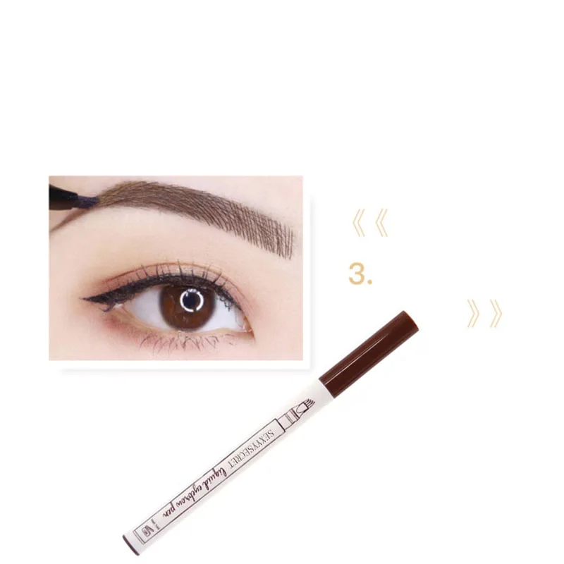 Eyebrow Tattoo Pen microblade pen Microblading Eyebrow Pencil with a Micro-Fork Tip Applicator Creates Natural Looking Brows