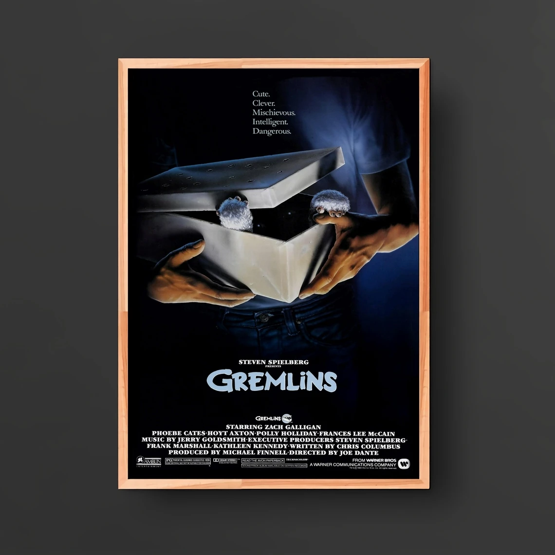 Gremlins Movie Poster Canvas Print Home Wall Painting Decoration (No Frame)