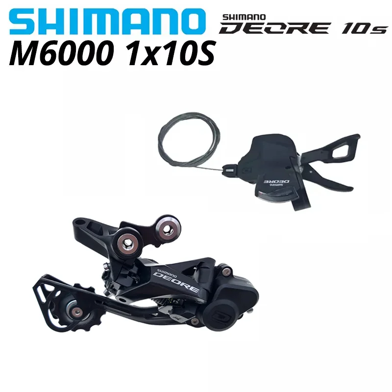 Shimano Deore M6000 1x10S MTB Bike Derailleurs Groupset SL-M6000 Right Shifter Lever RD-M6000 Rear Bicycle Switch Original Bike