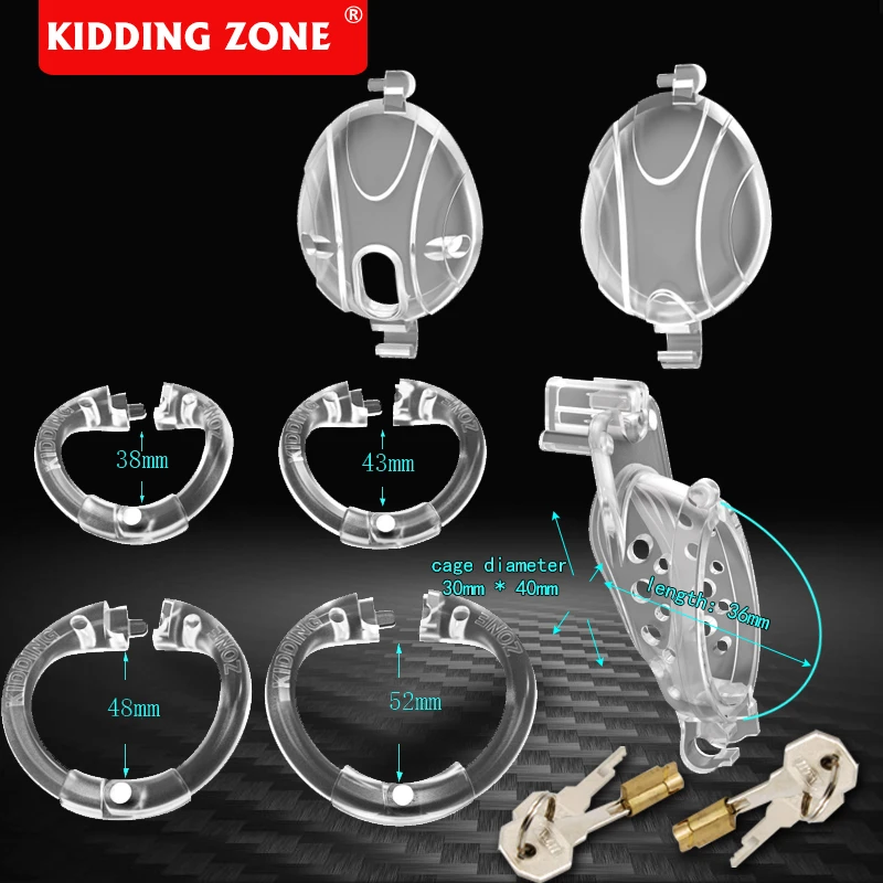 BLACKOUT 2021 New Arrival Openable Ring Quick Disassemble Cap Flip Design Male Chastity Device Cock Cage Penis Ring Sex Toys