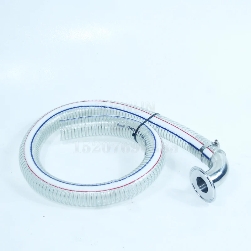 Tubo de desenho da máquina de enchimento do pistão tubo de sucção de pvc insípido para transportar e fornecer material líquido od32mmx2m