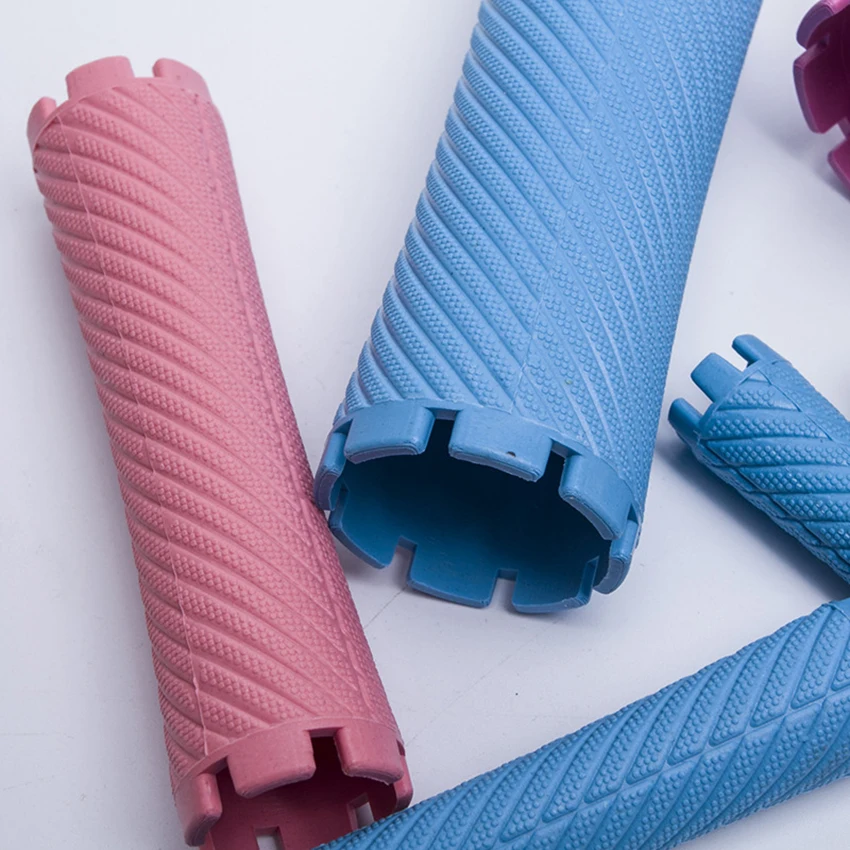 100 Pçs/set Hastes Perm Cabelo Kit, Hastes De Plástico Onda de Frio, Oco Bar Ondulação Ferramenta de Cabeleireiro Estilo de Cabelo Ondulado Encaracolado