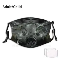 Casco de armadura potente para adultos y niños, máscara con filtro antipolvo, bricolaje, guardabarros, Gas Fighter, Starfighter, Stormtrooper, tropa