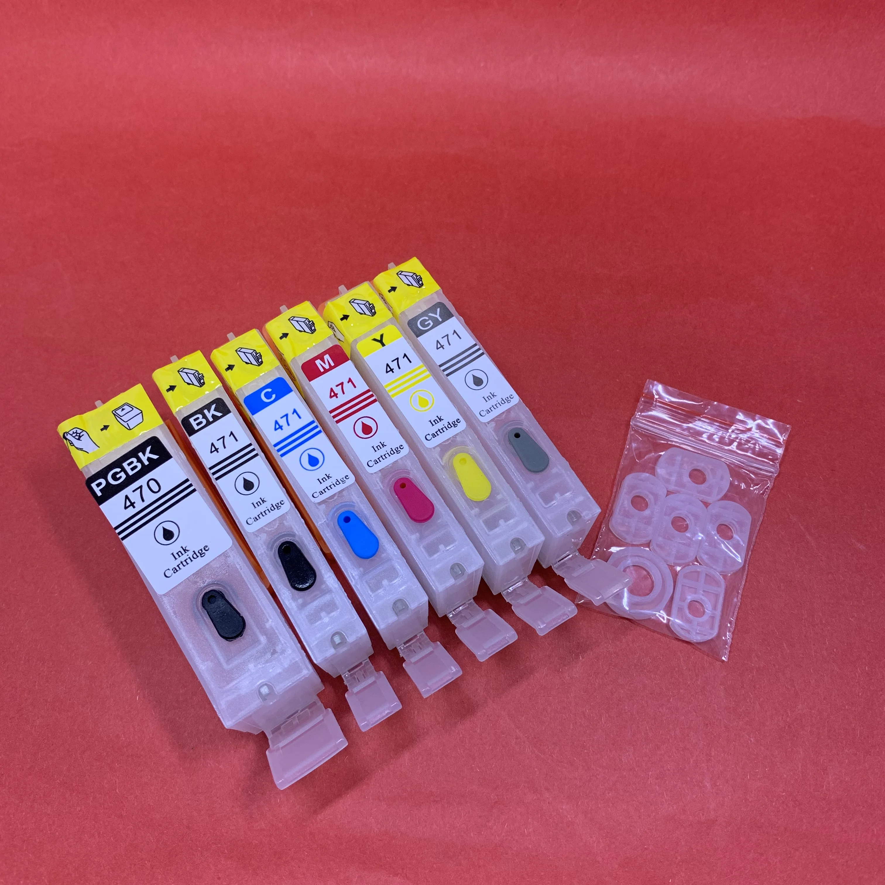 

Empty PGI-470 CLI-471 Refillable Ink Cartridge for Canon PIXMA MG5740 MG6840 MG7740 TS5040 TS6040 TS8040 TS9040