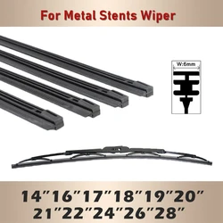 Car Vehicle Insert Rubber strip Wiper Blade (Refill) 6mm Soft 14