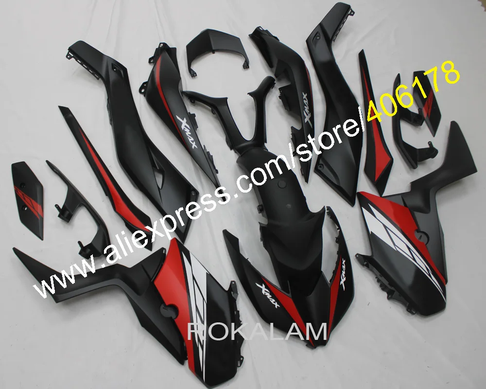 For Yamaha XMAX300 2017 2018 2019 2020 2021 XMAX 300 Matte Black Aftermarket Motorcycle Fairing (Injection molding)