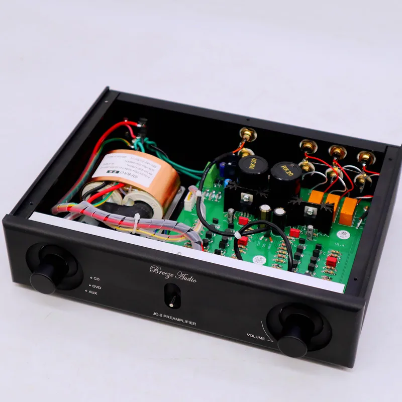 

Improved version JC-2 HiFi preamplifier 3 groups RCA inputs cutover for Audio amplifier