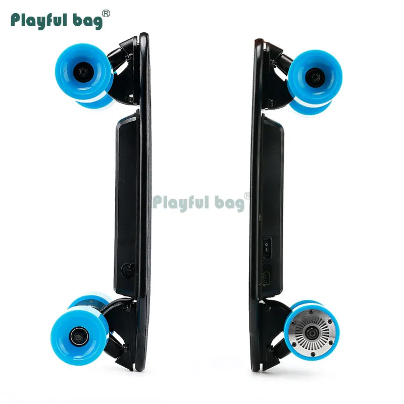 Playful Bag Intelligent remote control skateboard Mini Fish board Electric skateboard Single drive wheel Four wheel AMA87