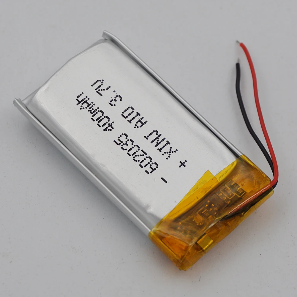 XINJ 3.7V 400 mAh Li-Polymer Li Lipo Lithium Battery Cell 602035 Li-ion For GPS Bluetooth Speaker LED Light Driving Recorder DIY