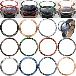 Steel Bezel Ring Cases Cover for Samsung Galaxy Watch 3 45mm 41mm strap Adhesive case Smartwatch Metal Styling Watch Accessories