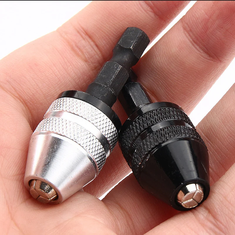 Multifunctional hexagonal handle drill chuck 0.3-3.6 mm Clamping range Electric mill accessories Tool Adapter Electric drill bit