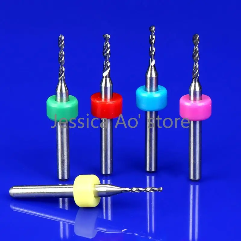 14pcs 0.5-3mm CNC Milling Machine Carving Rotary Bits Twist Drill Bits Micro Drilling Bits for Jade Amber Beeswax