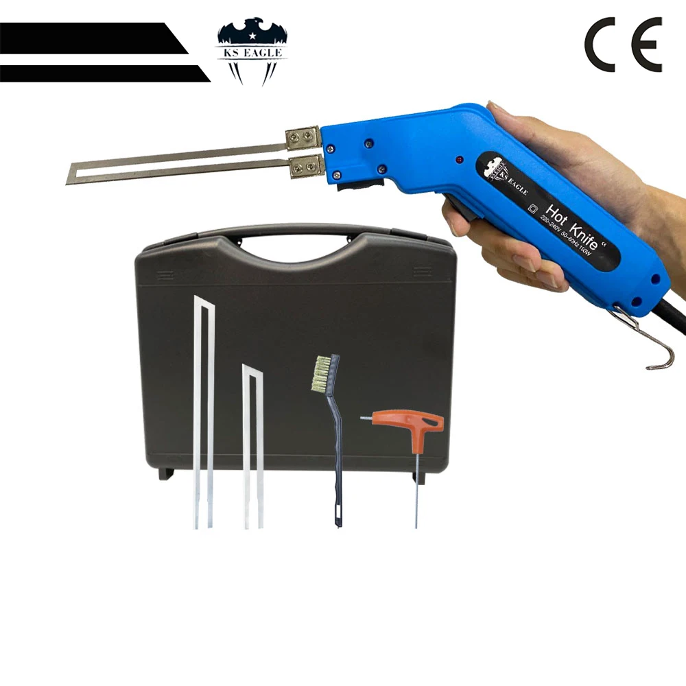 Hot Knife Foam Cutting Tools Fabric Cutting 150 W Hot Knife Heat Knife Cutter 2 pcs Blade Kit Hot Knife Set 110V/220V