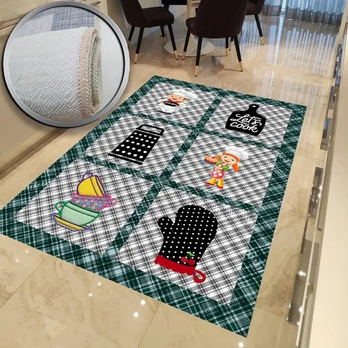 Andorra Carpet Kitchen Mat Anti-Slip Floor Washable DOT-HT824