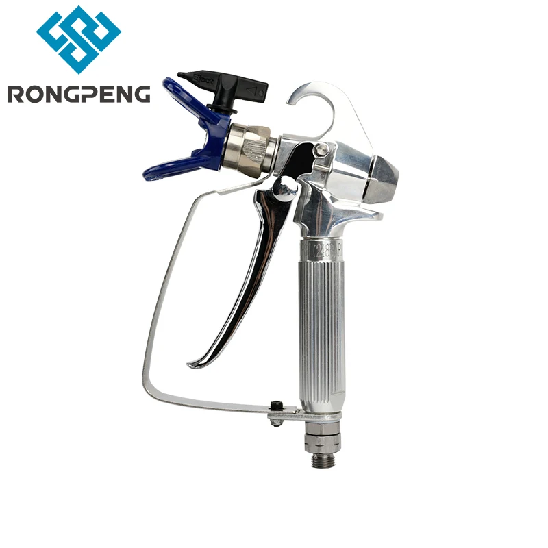 RONGPENG 3600PSI High Pressure 818C Airless Spray Gun With 517 Nozzle Tip and Tip Guard Drop Shipping