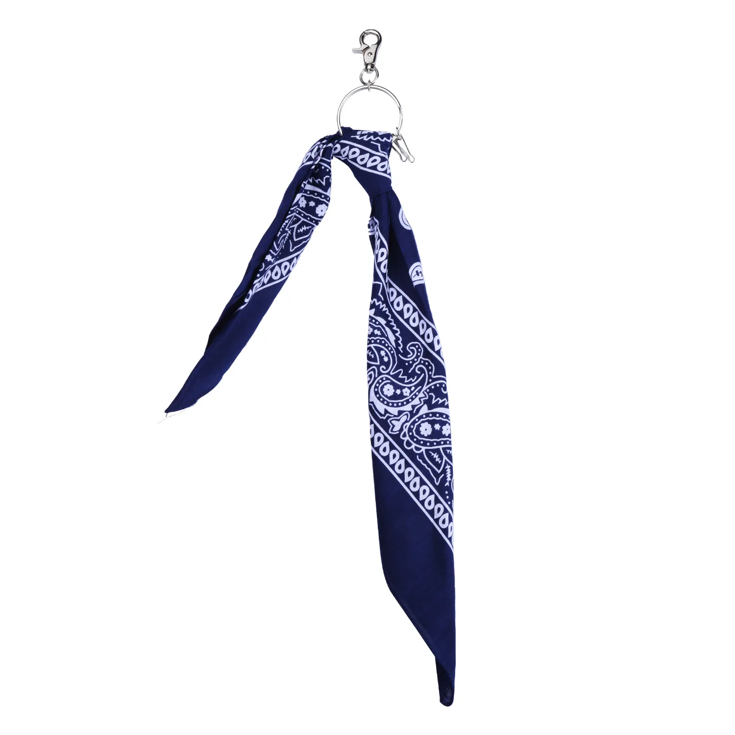 Bandana Square Scarf with Key Chain