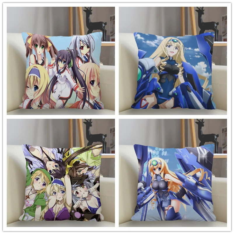 Musife Custom Infinite Stratos Pillowcase Sofa Decorative Cushion Cover Pillowcase Home Decor Decoration Pillowcase