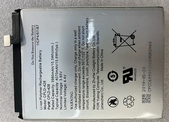 New Battery 4070mAh CPLD-428 Battery for Coolpad legacy LTE-A us 3705a cpld-428 mobile phone batteries