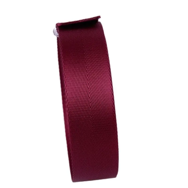 

1" Nylon Webbing Liman Factory Wholesale In Stock For Sale Plum Color 50 Yards/Lot 1.35MM Thickness