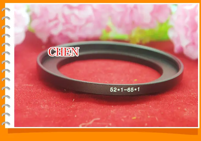 Adaptador de anel com filtro de lente para helicoide, tamanhos 52mm-65mm m65 x1 fêmea para m52 x1mm