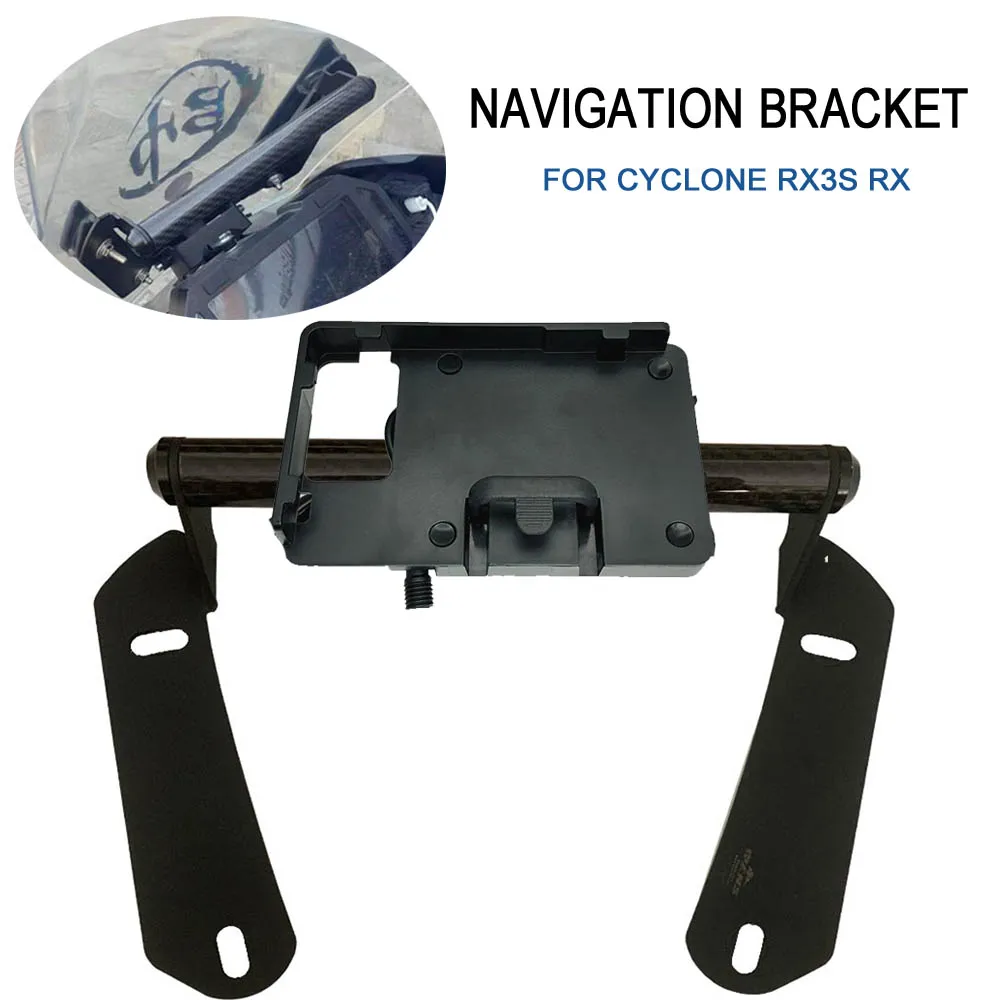 

Mount Smartphone GPS Holder Cyclone RX3S RX4 Navigation Bracket For ZongShen Cyclone RX3S RX4 RX 3S RX3 S RX 4 R X4