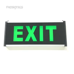 Exit Light Sign Ac110-220V Green Exit Led Emergency Light Fire Safety Indicator Warning Lamp For Bulb Hotel Public