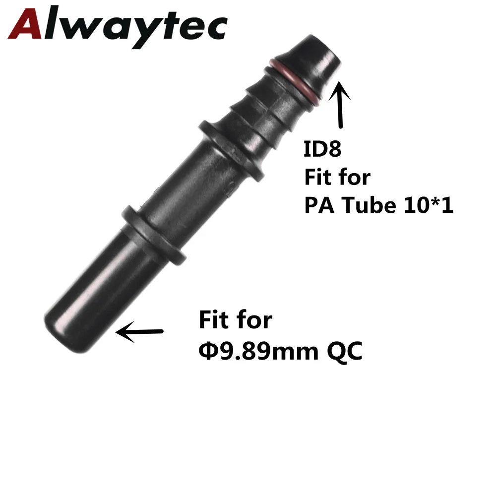 Fuel Hose Connector 9.89mm male connector male fitting for fuel hose ID9.5 -3/8